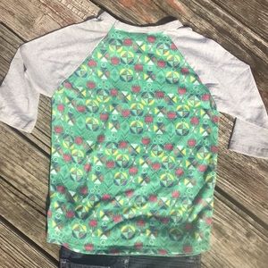 Lularoe 3/4 sleeve shirt